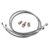 Sports/Road Front Dual Disc Braided Brake Lines NON ABS