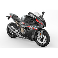 2020 BMW S1000RR Fairing Kit WITH HALF TANK COVER - BLACK GELCOAT
