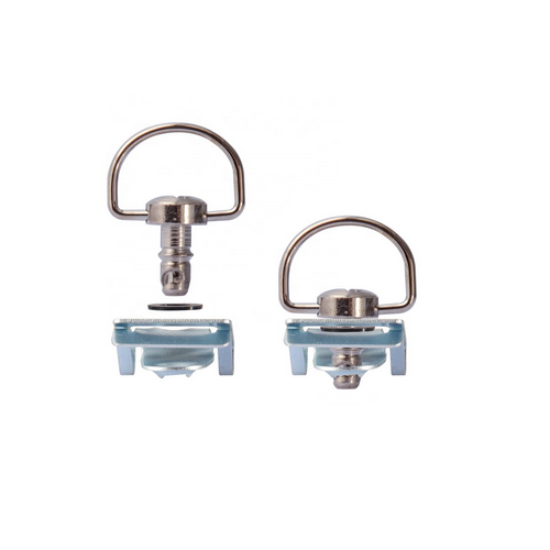 D Ring 1/4 Turn Fasteners - Slip-on Pack x 8