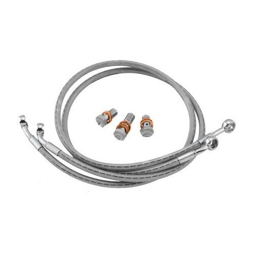 Sports/Road Front Dual Disc Braided Brake Lines NON ABS