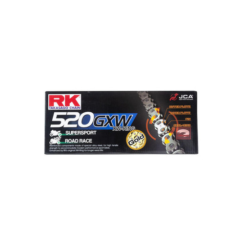 RK CHAIN 520GXW120L XW-RING (Up to 1200cc)