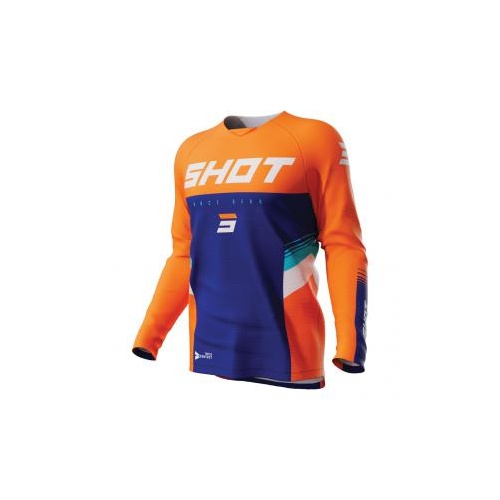 SHOT RAW JERSEY TRACER NEON ORANGE - KIDS